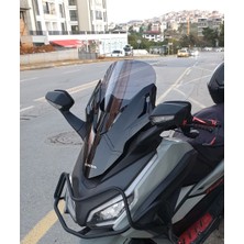 Motocam Honda Forza 250 Ön Cam 2021-2026 Model 47CM Füme Renkli 4mm Uzun