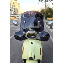 Motocam Rks Ltr 125 Ön Cam 2023-2026 Model 51CM Siyah Renkli 4mm Elcikli Aparatsız