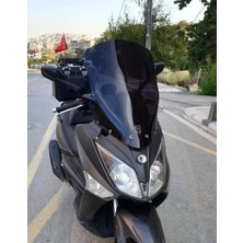 Motocam Sym Joymax 250 I Ön Cam 2013-2016 Model 65CM Siyah Renkli 4mm Orta Boylu