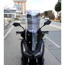 Motocam Skyjet Rivero 125 Ön Cam 2024-2026 Model 78CM Füme Renkli 4mm Uzun