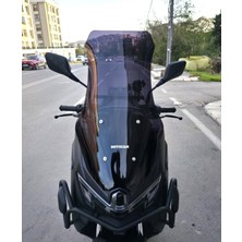 Motocam Yamaha Nmax Ön Cam 2025-2026 Model 72CM Siyah Renkli 4mm