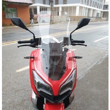 Motocam Rks Reale 125 Ön Cam 2023-2026 Model 75CM Şeffaf Renkli 4mm Uzun