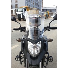 Motocam Honda Nc 700 750 x Ön Cam 2012-2015 Model 50CM Şeffaf Renkli 4mm Orta Boylu