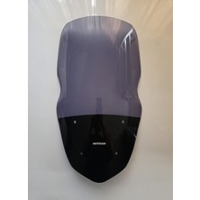Motocam Küba Newcity 125 Ön Cam 2023-2026 Model 58CM Füme Renkli 4mm Orjinal Boylu