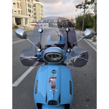Motocam Rks Ltr 125 Ön Cam 2023-2026 Model 45CM Füme Renkli 4mm Elcikli Aparatsız