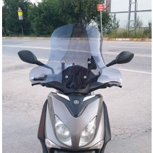 Motocam Yamaha Xenter 150 Ön Cam 2013-2016 Model 50CM Füme Renkli 4mm Elcikli