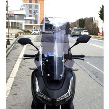 Motocam Skyjet Rivero 125 Ön Cam 2024-2026 Model 68CM Füme Renkli 4mm Orta Boylu