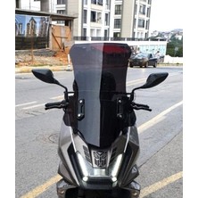 Motocam Kymco Skytown 125 Ön Cam 2023-2026 Model 72CM Siyah Renkli 4mm Uzun