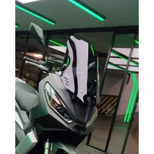 Motocam Kanuni Seha 125 Ön Cam 2022-2026 Model 55CM Siyah Renkli 4mm Kısa