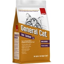 3 Adet Jazzy General Cat Kısır Kedi Maması Tavuklu 1.2 kg