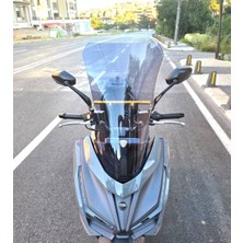 Motocam Sym Cruisym 150 Gt Ön Cam 2023-2026 Model 58CM Füme Renkli 4mm