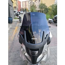 Motocam Suzuki Burgman 650 Ön Cam 2001-2004 Model 60CM Siyah Renkli 4mm