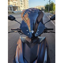 Motocam Volta Revolt Rsx3 Ön Cam 2022-2026 Model 43CM Siyah Renkli Sportif