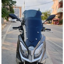 Motocam Volta Revolt Rm5 Ön Cam 2020-2021 Model 75CM Siyah Renkli 4mm Uzun