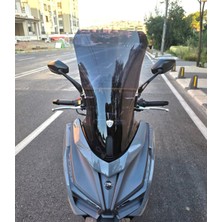 Motocam Sym Cruisym 150 Gt Ön Cam 2023-2026 Model 58CM Siyah Renkli 4mm