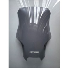 Motocam Kawasaki Versys 650 Ön Cam 2010-2014 Model 52CM Füme Renkli 4mm Uzun