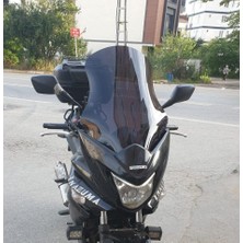 Motocam Suzuki Inazuma Gw 250F Ön Cam 2012-2017 Model 50CM Siyah Renkli 4mm