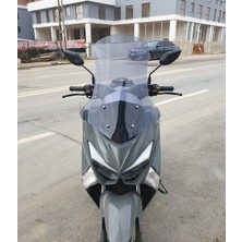 Motocam Volta Apec Apx5 Ön Cam 2023-2026 Model 57CM Füme Renkli 4mm Sportif