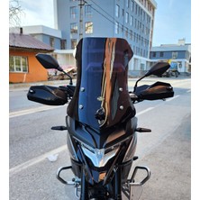 Motocam Voge Dsx 650 Ön Cam 2022-2026 Model 55CM Siyah Renkli 4mm Kısa