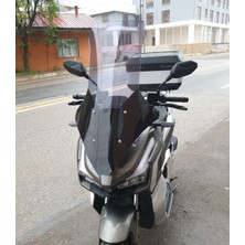 Motocam Küba Rubano 150 Ön Cam 2023-2026 Model 78CM Füme Renkli 4mm Uzun