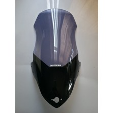 Motocam Kymco Xtown 250 I Ön Cam 2016-2026 Model 78CM Füme Renkli 4mm Uzun