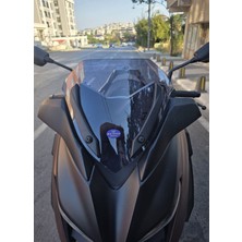 Motocam Yamaha Xmax Ön Cam 2018-2022 Model 36CM Füme Renkli 4mm Sportif