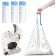 Hakay Otomatik Kedi Tuvaleti - Orjinal Büzgülü Çöp Poşeti, 45 Adet