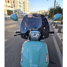 Motocam Skyjet Bellina Ön Cam 2024-2026 Model 37CM Siyah Renkli 4mm Aparatsız