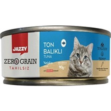 2 Adet Jazzy Kedi Maması Ton Balıklı 90 gr