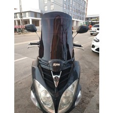 Motocam Sym Joyride 200 Ön Cam 2009-2018 Model 53CM Siyah Renkli 4mm