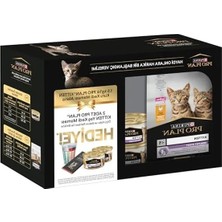 Hakay Yavru Kediler Için Tavuk Etli Kuru Mama, 1.5 kg + Yaş Mama Seti