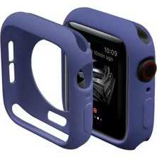 Markaon Kesgin Market® Newface Apple Watch 40MM Silikon Alt Kasa - Mavi Teknokesgin