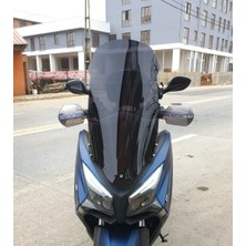 Motocam Kymco Xtown Ct 250 Ön Cam 2020-2026 Model 83CM Siyah Renkli 4mm Iade Yoktur