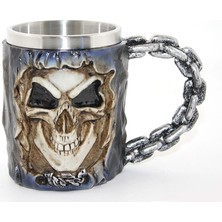 Paslanmaz Çelik Kurukafa Kupa Bardak