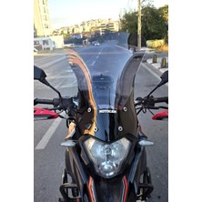 Motocam Mondial Rx3 I Evo Ön Cam 2015-2022 Model 52CM Füme Renkli 4mm Uzun