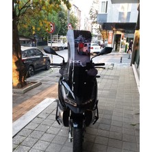 Motocam Barossa Adv 125 Ön Cam 2025-2026 Model 78CM Siyah Renkli 4mm Uzun