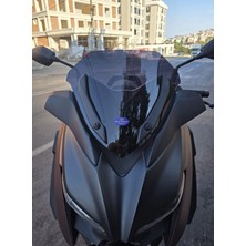 Motocam Yamaha Xmax Ön Cam 2018-2022 Model 36CM Siyah Renkli 4mm Sportif