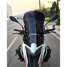 Motocam Benelli Trk 251 Ön Cam 2019-2023 Model 56CM Siyah Renkli 4mm