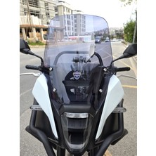 Motocam Honda Nx 500 Ön Cam 2025-2026 Model 34CM Füme Renkli 4mm Orijinal Boylu