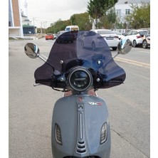 Motocam Rks Pride 125 Ön Cam 2023-2026 Model 39CM Siyah Renkli 4mm Elcikli Aparatsız