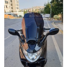 Motocam Kymco Xciting 250 I Ön Cam 2008-2012 Model 62CM Siyah Renkli 4mm