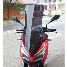 Motocam Rks Reale 125 Ön Cam 2023-2026 Model 78CM Siyah Renkli 4mm Uzun