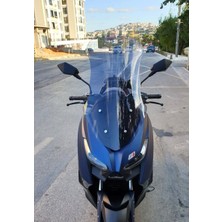 Motocam Arora Max Pro 125 Ön Cam 2023-2026 Model 65CM Füme Renkli 4mm Orta Boylu
