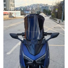 Motocam Musatti Glamaro Max 125 Ön Cam 2023-2026 Model 50CM Siyah Renkli 4mm Uzun