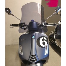 Motocam Vespa Gtv 300 Ön Cam 2011-2022 Model 42CM Füme Renkli 4mm Aparatsız
