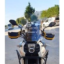 Motocam Rks Svt 650 x Ön Cam 2023-2026 Model 50CM Şeffaf Renkli 4mm Uzun