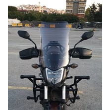 Motocam Honda Nc 700 750 S Ön Cam 2012-2020 Model 50CM Füme Renkli 4mm Orta Boylu