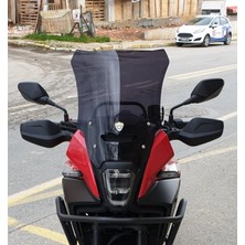Motocam Honda Nx 500 Ön Cam 2025-2026 Model 44CM Siyah Renkli 4mm Uzun