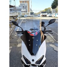 Motocam Rks Vieste 249 Ön Cam 2022-2026 Model 78CM Şeffaf Renkli 4mm Uzun