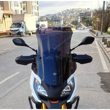 Motocam Peugeot Xp 400 Ön Cam 2023-2026 Model 65CM Siyah Renkli 4mm Iadesi Yoktur